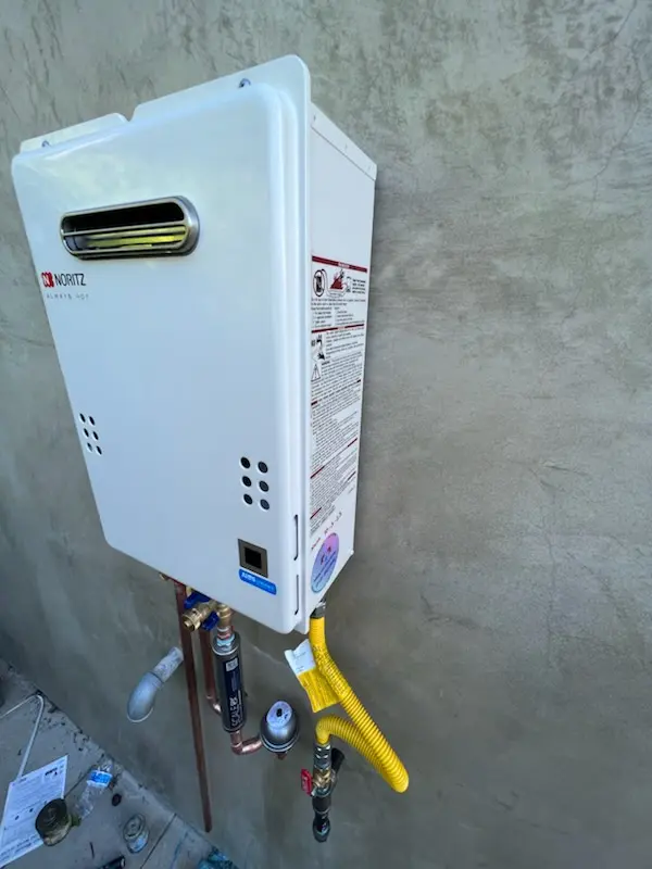 Tankless water heater installation for Rice Creek Terrace West homes